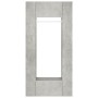 Muebles de recibidor 2 uds madera contrachapada gris hormigón