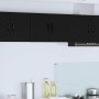 Armario de cocina mural con estante 2 pcs Negro 30 x 31 x 40 cm