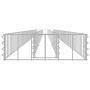 Arriate de gaviones de acero galvanizado 450x30x10 cm