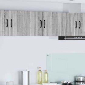 Armario de cocina mural 2 pcs Gris Sonoma 30 x 31 x 40 cm