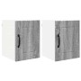 Armario de cocina mural 2 pcs Gris Sonoma 30 x 31 x 40 cm