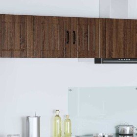 Armario de cocina mural 2 pcs Roble Marrón 40 x 31 x 40 cm