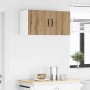 Armario de cocina mural 2 pcs Roble artesanal 40 x 31 x 40 cm