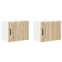 Armario de cocina mural 2 pcs Roble Sonoma 50 x 31 x 40 cm