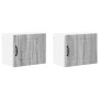 Armario de cocina mural 2 pcs Gris Sonoma 50 x 31 x 40 cm