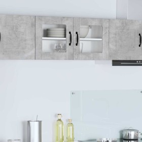 Armario de cocina mural Gris Concreto 80 x 31 x 40 cm