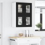 Armario de cocina mural con estante Negro 60 x 31 x 40 cm