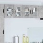 Armario de cocina mural 2 pcs Gris Concreto 60 x 31 x 40 cm