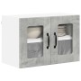 Armario de cocina mural 2 pcs Gris Concreto 60 x 31 x 40 cm