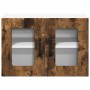 Armario de cocina mural 2 pcs Roble ahumado 60 x 31 x 40 cm