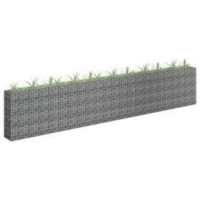 Arriate de gaviones de acero galvanizado 450x30x90 cm Arriate de gaviones de acero galvanizado 450x30x90 cm