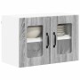 Armario de cocina mural 2 pcs Gris Sonoma 60 x 31 x 40 cm