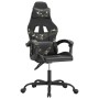 Schwarzer und tarnfarbener Gaming-Stuhl aus Kunstleder von vidaXL, Gaming-Stühle - Ref: Foro24-3143853, Preis: 110,51 €, Raba...