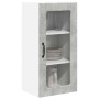 Armario de cocina mural 2 pcs Gris Concreto 40 x 31 x 80 cm