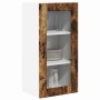 Armario de cocina mural 2 pcs Roble ahumado 40 x 31 x 80 cm