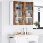 Armario de cocina mural 2 pcs Roble ahumado 40 x 31 x 80 cm