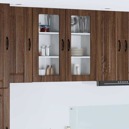 Armario de cocina mural Roble Marrón 40 x 31 x 80 cm