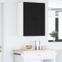 Armario de cocina mural con estante 2 pcs Negro 30 x 31 x 80 cm