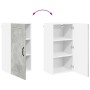 Armario de cocina mural Gris Concreto 40 x 31 x 80 cm