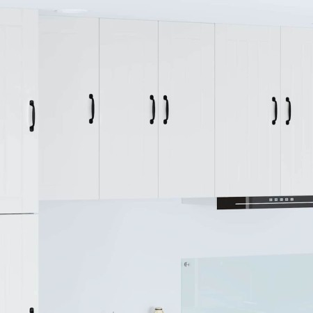 Armario de cocina mural con estante brillante 60 x 31 x 80 cm