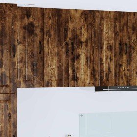Armario de cocina mural Roble ahumado 60 x 31 x 80 cm