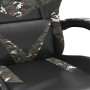 Schwarzer und tarnfarbener Gaming-Stuhl aus Kunstleder von vidaXL, Gaming-Stühle - Ref: Foro24-3143853, Preis: 110,51 €, Raba...