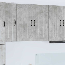 Armario de cocina mural Gris Concreto 80 x 31 x 80 cm