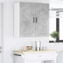 Armario de cocina mural Gris Concreto 80 x 31 x 80 cm