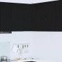 Armario de cocina mural con estante Negro 57 x 57 x 80 cm