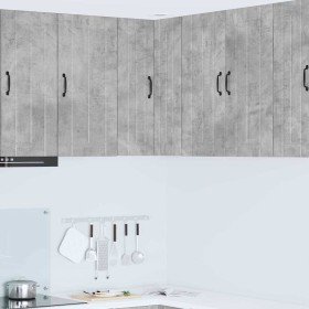 Armario de cocina mural Gris Concreto 57 x 57 x 80 cm