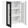Armario de cocina mural con estante Negro 60 x 31 x 80 cm