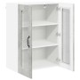 Armario de cocina mural Gris Concreto 60 x 31 x 80 cm