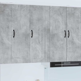 Armario de cocina mural Gris Concreto 40 x 31 x 100 cm