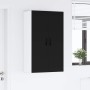 Armario de cocina mural con estante Negro 60 x 31 x 100 cm