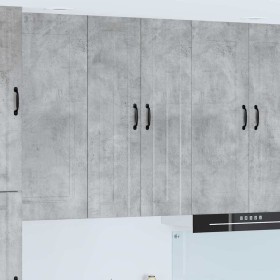 Armario de cocina mural Gris Concreto 60 x 31 x 100 cm