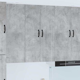 Armario de cocina mural Gris Concreto 60 x 31 x 100 cm