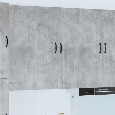 Armario de cocina mural Gris Concreto 60 x 31 x 100 cm