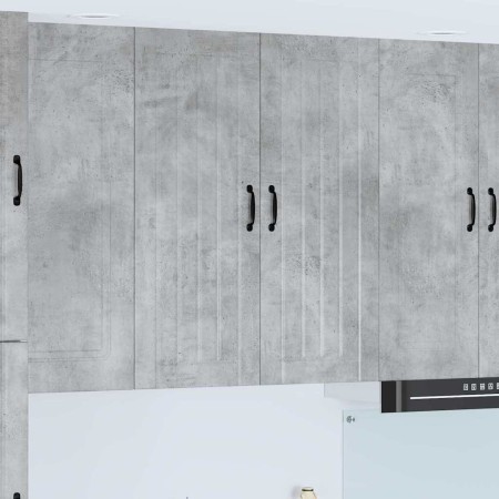 Armario de cocina mural Gris Concreto 80 x 31 x 100 cm