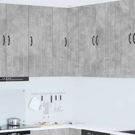 Armario de cocina mural Gris Concreto 57 x 57 x 100 cm
