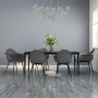 Sillas de comedor 6 unidades gris PP