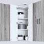 Armario de cocina mural Gris Sonoma 57 x 57 x 100 cm