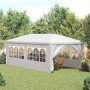 Carpa para fiestas blanco 3x6 m en Carpas y cenadores | Comprar online en Foro24