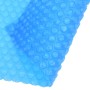 Cubierta solar de piscina de PE redonda y flotante 300 cm azul