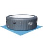 Bestway Protectores de suelo de piscina 8 piezas azul 58220