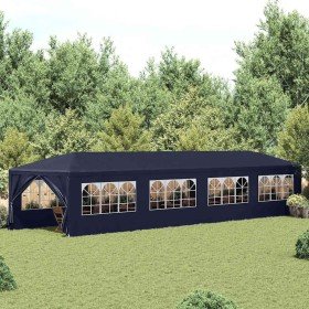 Marquesina de jardín 3x12 m azul en Carpas y cenadores | Comprar online en Foro24