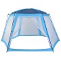 Carpa para piscina de tela azul 500x433x250 cm