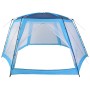 Carpa para piscina de tela azul 660x580x250 cm