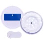 Lámpara LED sumergible flotante piscina mando distancia blanco