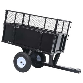 Carro remolque inclinable de cortacésped carga de 150 kg en Accesorios de jardinería | Comprar online en Foro24