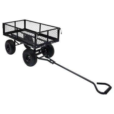 Carrito de mano de jardín negro 250 kg en Carretillas de carga | Comprar online en Foro24